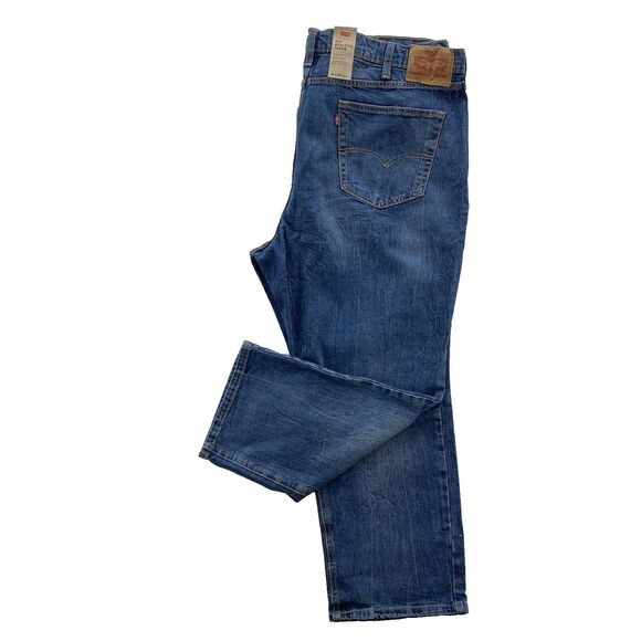 Levi's 541 Athletic Taper Jeans Men 46x28 Blue Stretch Big & Tall American Denim - Picture 2 of 14